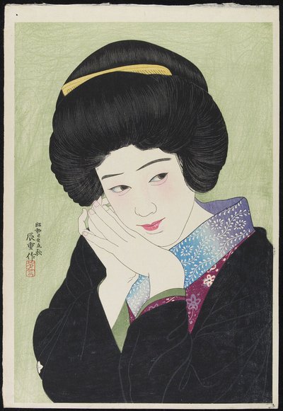 The Actress Sakai Yoneko by Yamanaka Kodo 1869 1945 Yamanaka Kodo 1869 1945